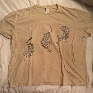 Tigers Oversized Graphic Tee